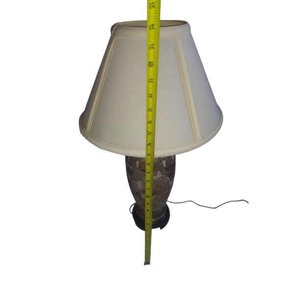 Robert Abbey Japanese Golden Brown Brass Table Lamp Asian Inspired RARE - Picture 12 of 16